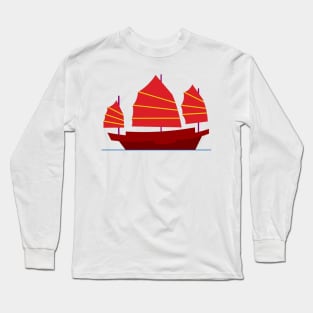 Miss V's Junk (Boat) Long Sleeve T-Shirt